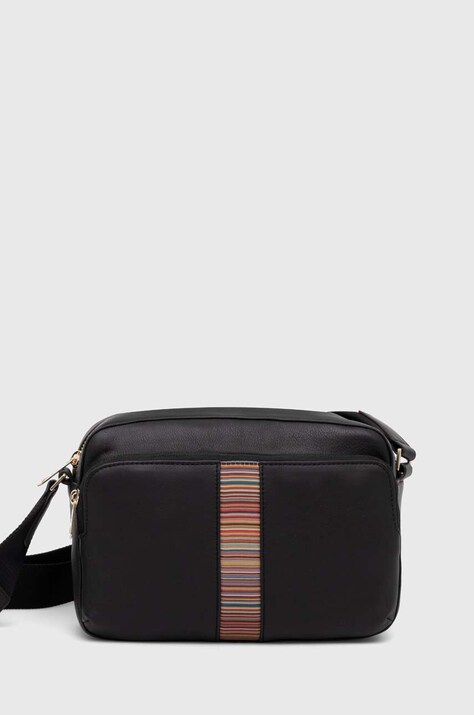 Kožená kabelka Paul Smith černá barva, M1A-6796-BMULTI