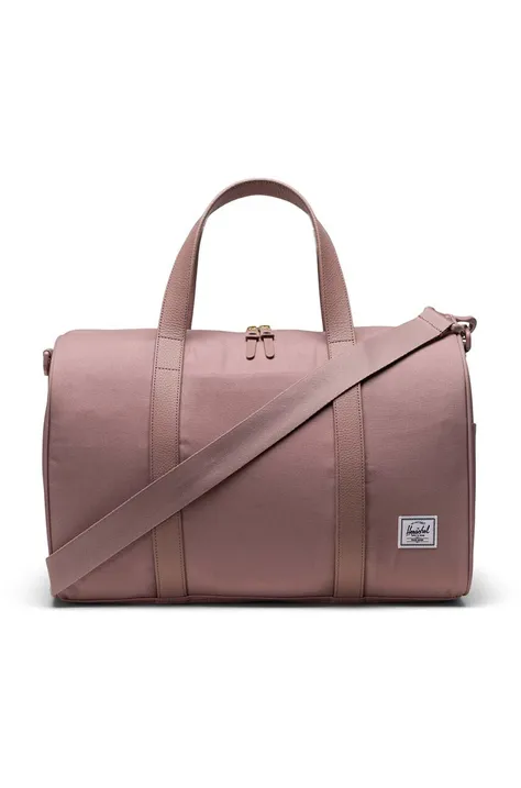 Τσάντα Herschel Novel Carry On Duffle χρώμα: ροζ