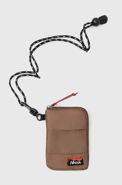 Carhartt WIP husă Coin Case culoarea maro, NA2353.1Z504