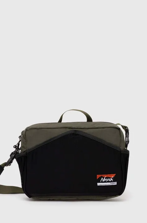 Malá taška Nanga Nanga×Tempra Hinoc Shoulder Bag zelená farba, NA2454.3A509.Z
