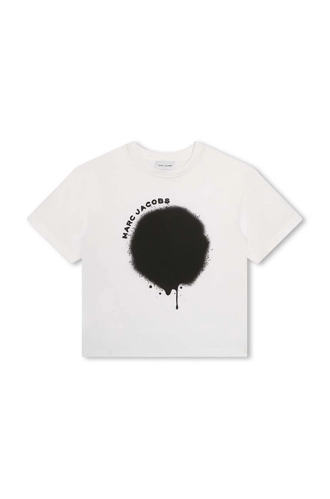 Marc Jacobs t-shirt in cotone per bambini colore bianco