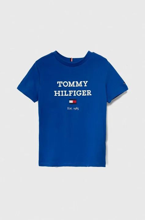 Tommy Hilfiger gyerek pamut póló nyomott mintás