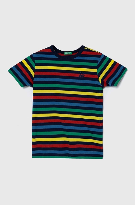 United Colors of Benetton t-shirt bawełniany dziecięcy wzorzysty