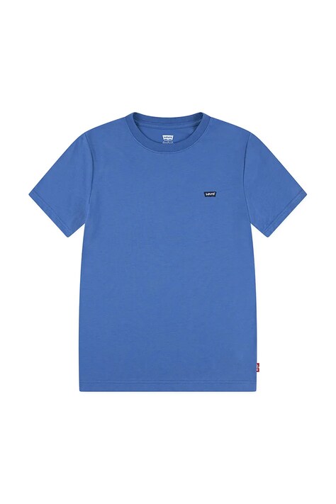 Levi's gyerek pamut póló LVB BATWING CHEST HIT türkiz, sima, 8EA100