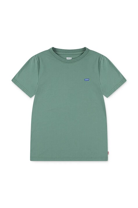 Levi's tricou de bumbac pentru copii LVB BATWING CHEST HIT culoarea verde, uni, 8EA100