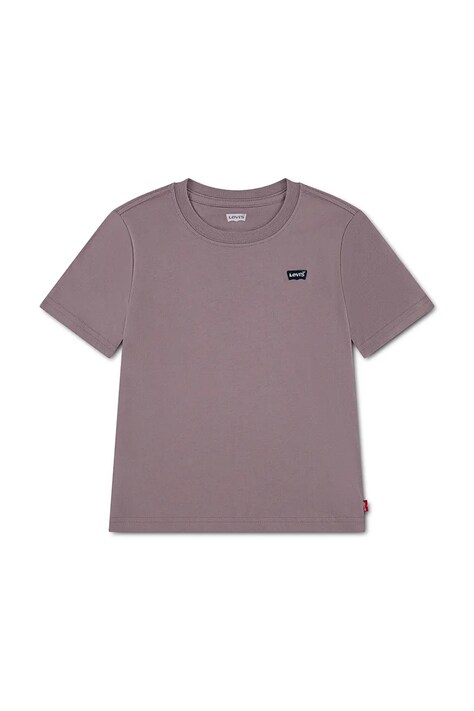 Levi's Тениска basic за деца от памук LVB BATWING CHEST HIT виолетова 8EA100