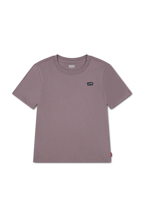Levi's Тениска basic за деца от памук LVB BATWING CHEST HIT виолетова 8EA100