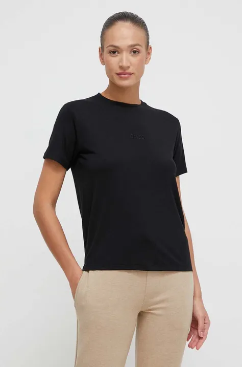 BOSS t-shirt donna colore nero
