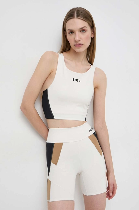 BOSS top femei, culoarea bej 50517928