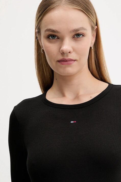 Μακρυμάνικο Tommy Jeans 2-pack χρώμα: άσπρο, DW0DW17716