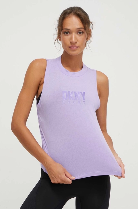 Топ Dkny женский цвет фиолетовый