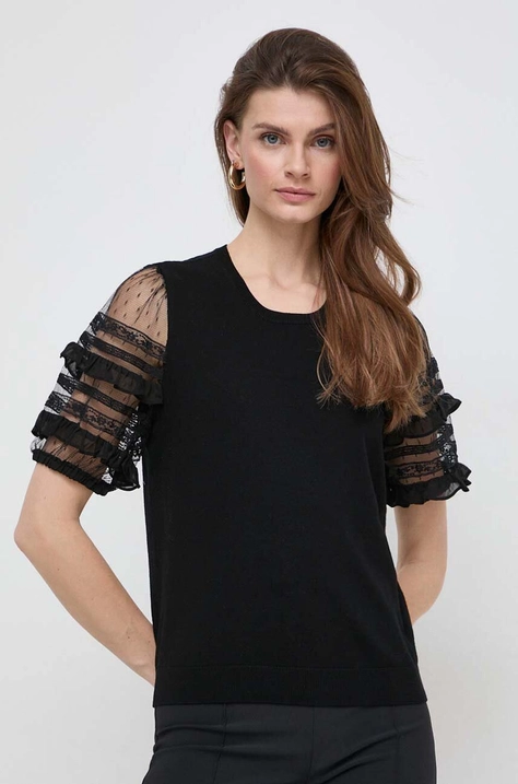 Twinset t-shirt donna colore nero