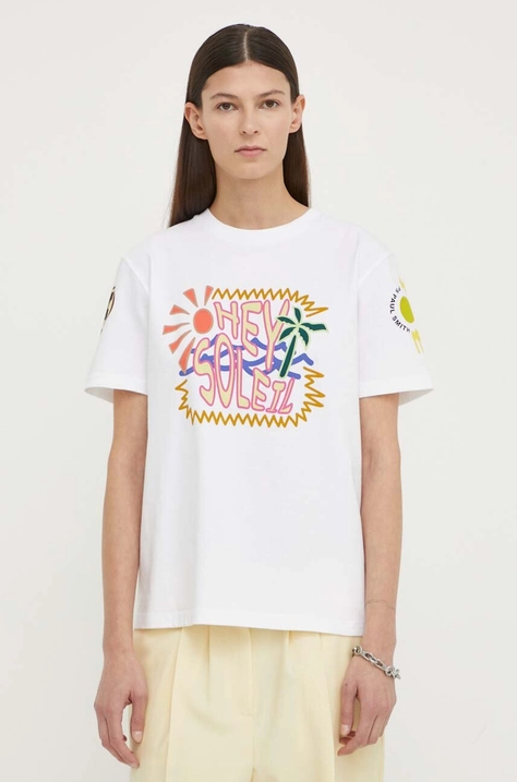 PS Paul Smith t-shirt bawełniany damski kolor biały