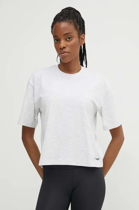 Hummel t-shirt Ultra Boxy női, szürke