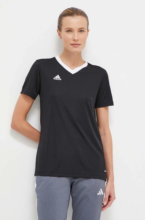 adidas Performance t-shirt Entrada 22  Entrada 22 damski kolor czarny H57572