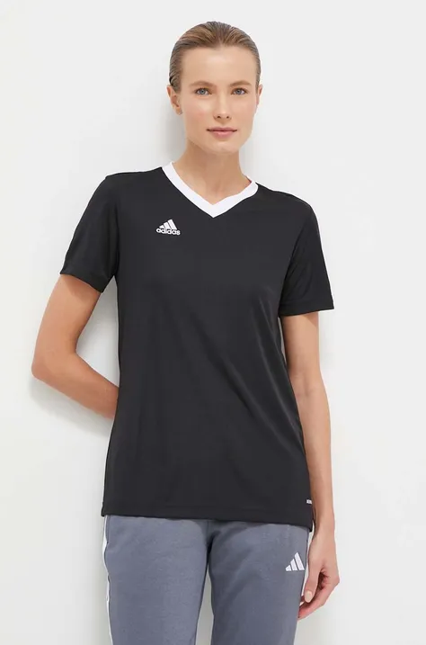 adidas Performance t-shirt Entrada 22 damski kolor czarny