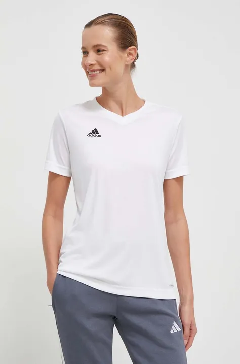 Тренувальна футболка adidas Performance Entrada 22 колір білий
