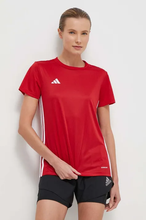 Μπλουζάκι προπόνησης adidas Performance Tabela 23 χρώμα: κόκκινο
