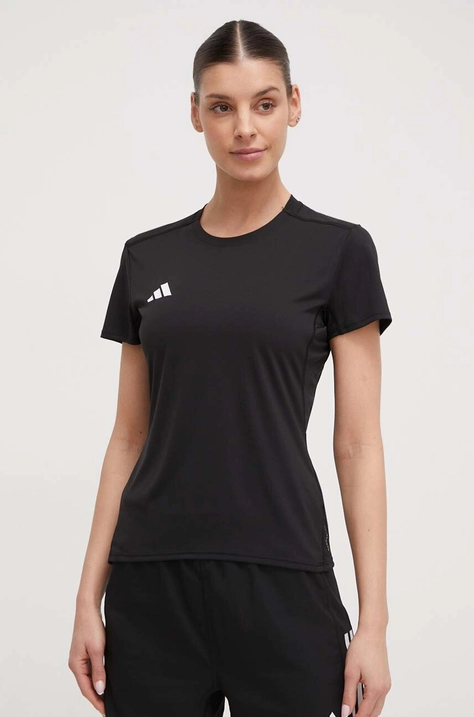 adidas Performance t-shirt do biegania Adizero Adizero kolor czarny IN1172