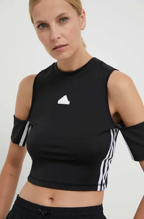 Футболка adidas жіночий колір чорний