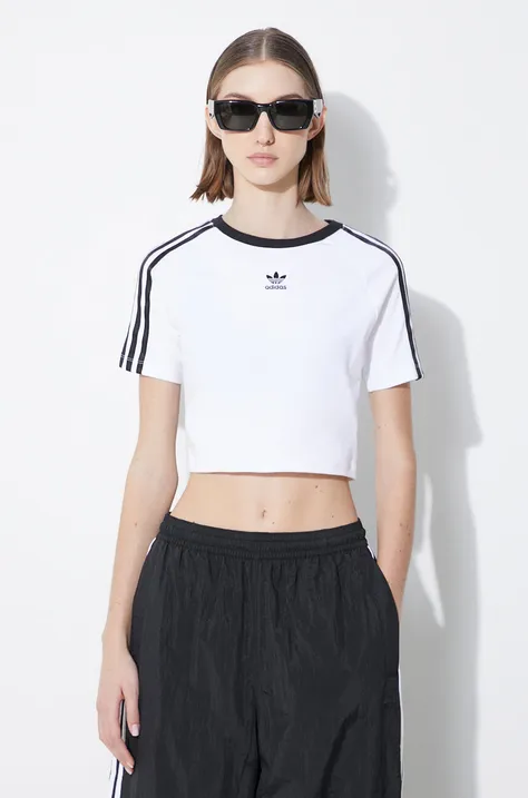 adidas Originals tricou femei, culoarea alb, IP0662