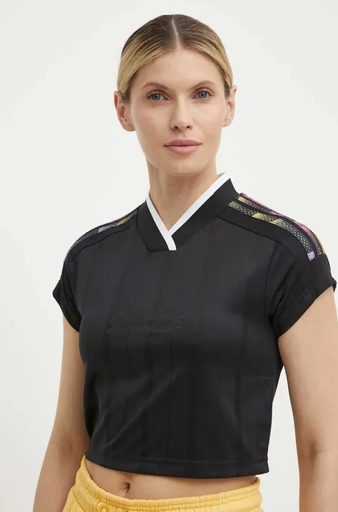Majica kratkih rukava adidas TIRO za žene, boja: crna, IQ4816