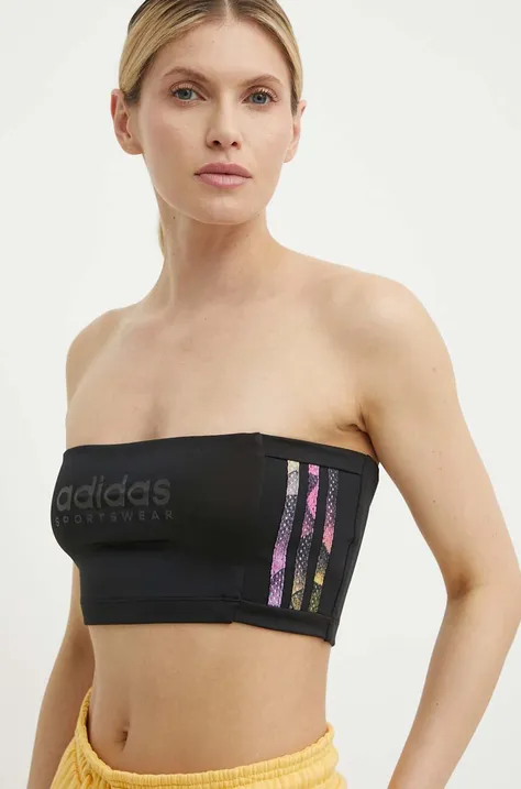 adidas top TIRO femei, culoarea negru, IQ4821