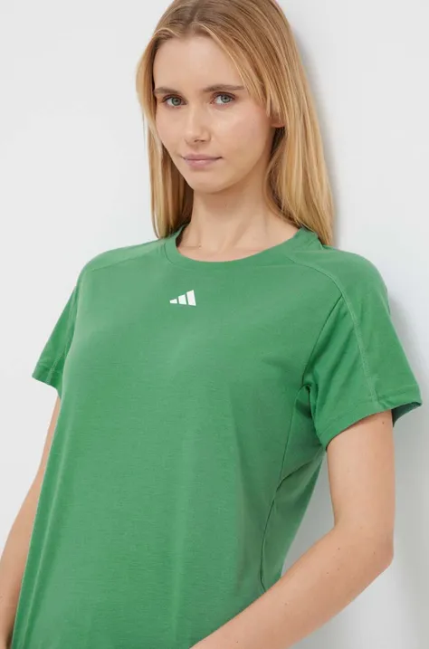 Tréninkové tričko adidas Performance Training Essentials zelená barva, IS3958