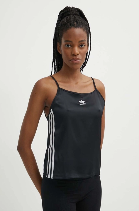 Top adidas Originals dámske, čierna farba, IU2417