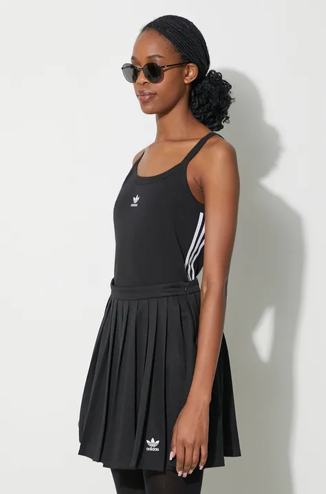 Top adidas Originals 3-Stripes Tank za žene, boja: crna, IU2431