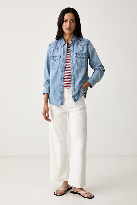 Levi's t-shirt γυναικείο βαμβακερό PERFECT κόκκινο 39185