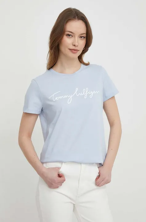 Бавовняна футболка Tommy Hilfiger жіночий
