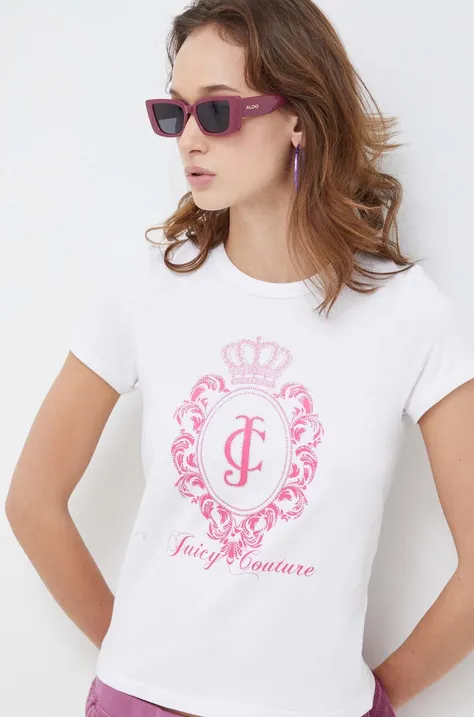 Juicy Couture t-shirt donna colore bianco