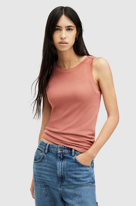 Top AllSaints Rina χρώμα: γκρι