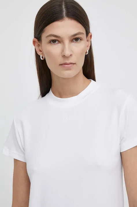 Majica kratkih rukava Herskind Telia za žene, boja: bijela, 5102128