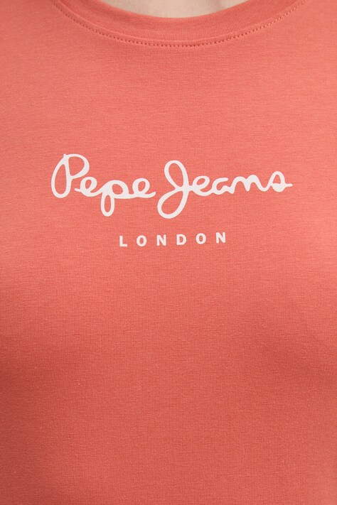 Футболка Pepe Jeans NEW VIRGINIA SS N — SS24-TSD0OB, помаранчевий — фото 5