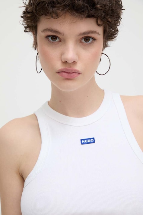 Top Hugo Blue Easy Tank_B dámsky, biela farba, 50508857