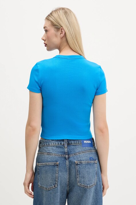 Hugo Blue tricou culoarea verde, 50510749