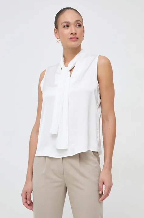 Блузка Liu Jo жіноча колір білий однотонна