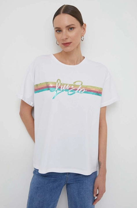 Liu Jo t-shirt donna colore bianco