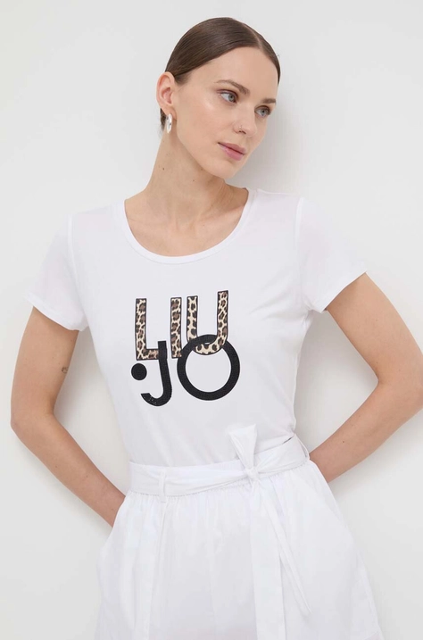 Liu Jo t-shirt női, fehér