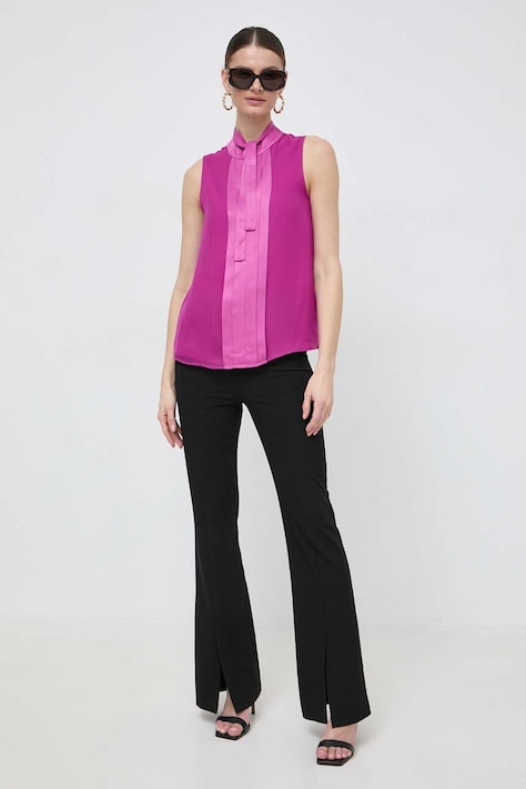 Liu Jo top femei, culoarea violet, neted
