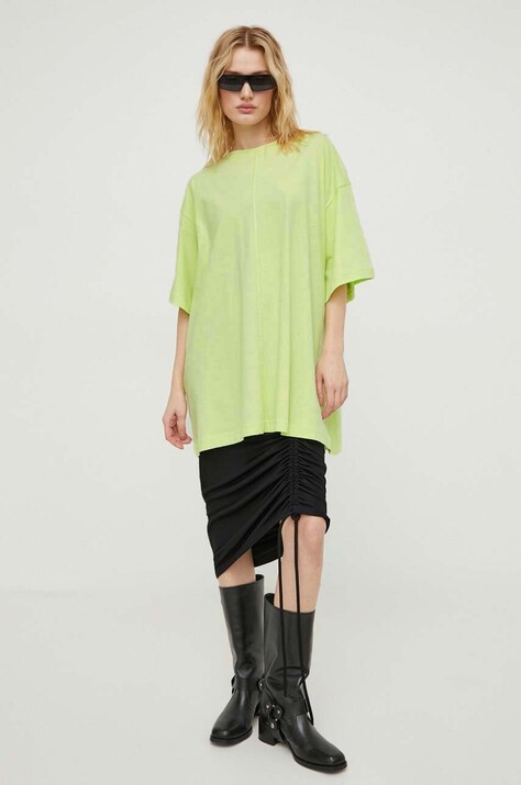2NDDAY t-shirt in cotone donna colore verde