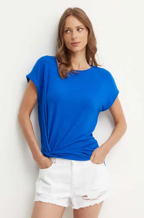 United Colors of Benetton t-shirt kolor niebieski