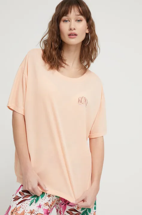 Roxy t-shirt női, narancssárga, ERJZT05666