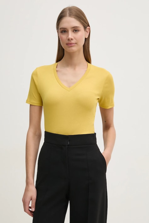United Colors of Benetton tricou din bumbac femei, culoarea roz, 3GA2E4230