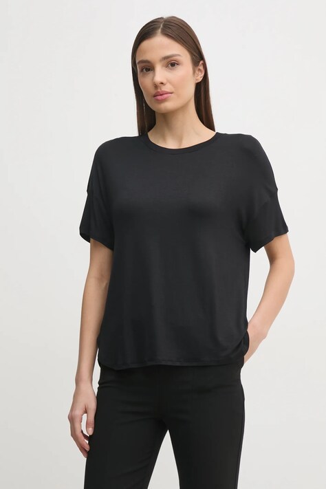 United Colors of Benetton tricou femei, culoarea albastru marin, 3Z12D101X