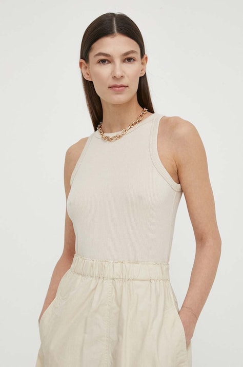 Levi's top femei, culoarea bej