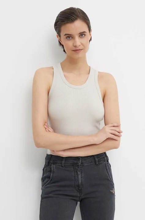 Calvin Klein top női, bézs, K20K206554
