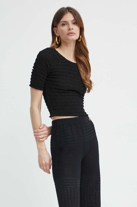 MICHAEL Michael Kors tricou femei, culoarea negru